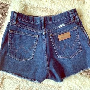 Vintage wrangler cutoff shorts